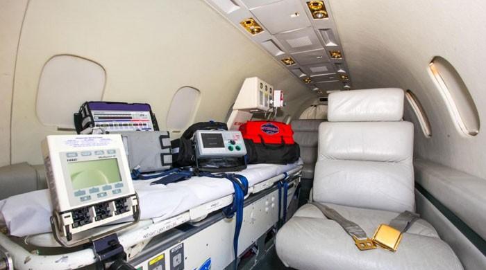air-ambulance-makes-technical-landing-at-islamabad-airport