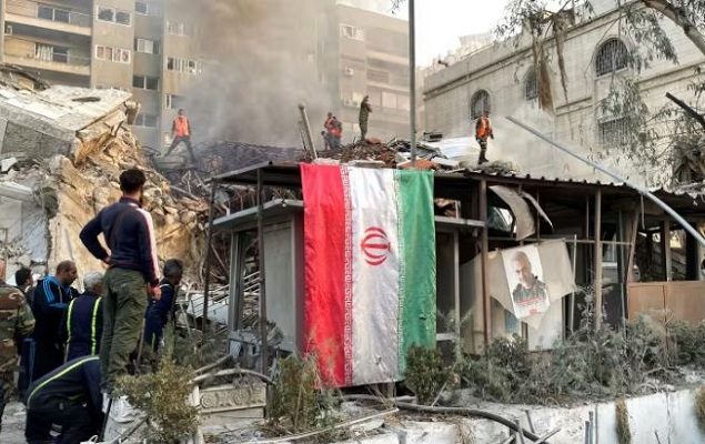 israeli-warplanes-target-iranian-consulate-kill-guards-commander-in-damascus