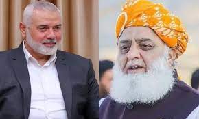 maulana-fazl-ur-rehman-contacts-ismail-haniyeh
