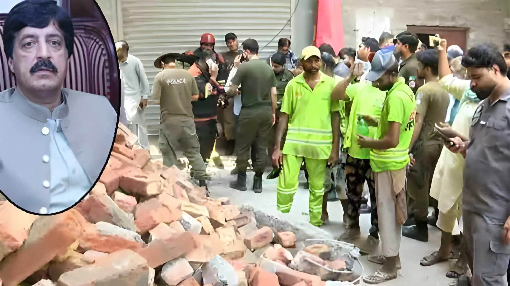 Governor stresses financial help for house collapse victims' heirs in Lahore