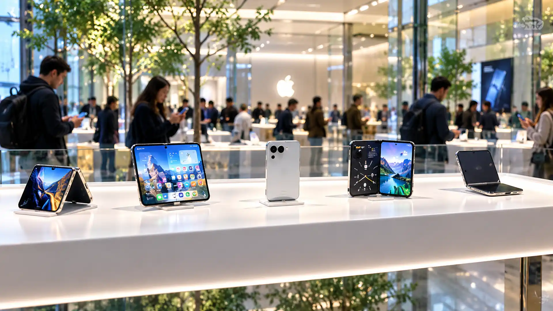 iPhone Duo Launch Draws Crowds as Apple Fans React
