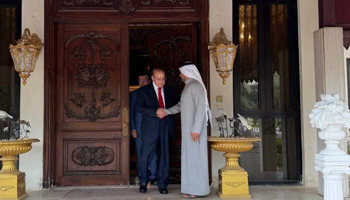 Nawaz Sharif Meets Pakistani, Emirati Business Leaders During UAE Visit