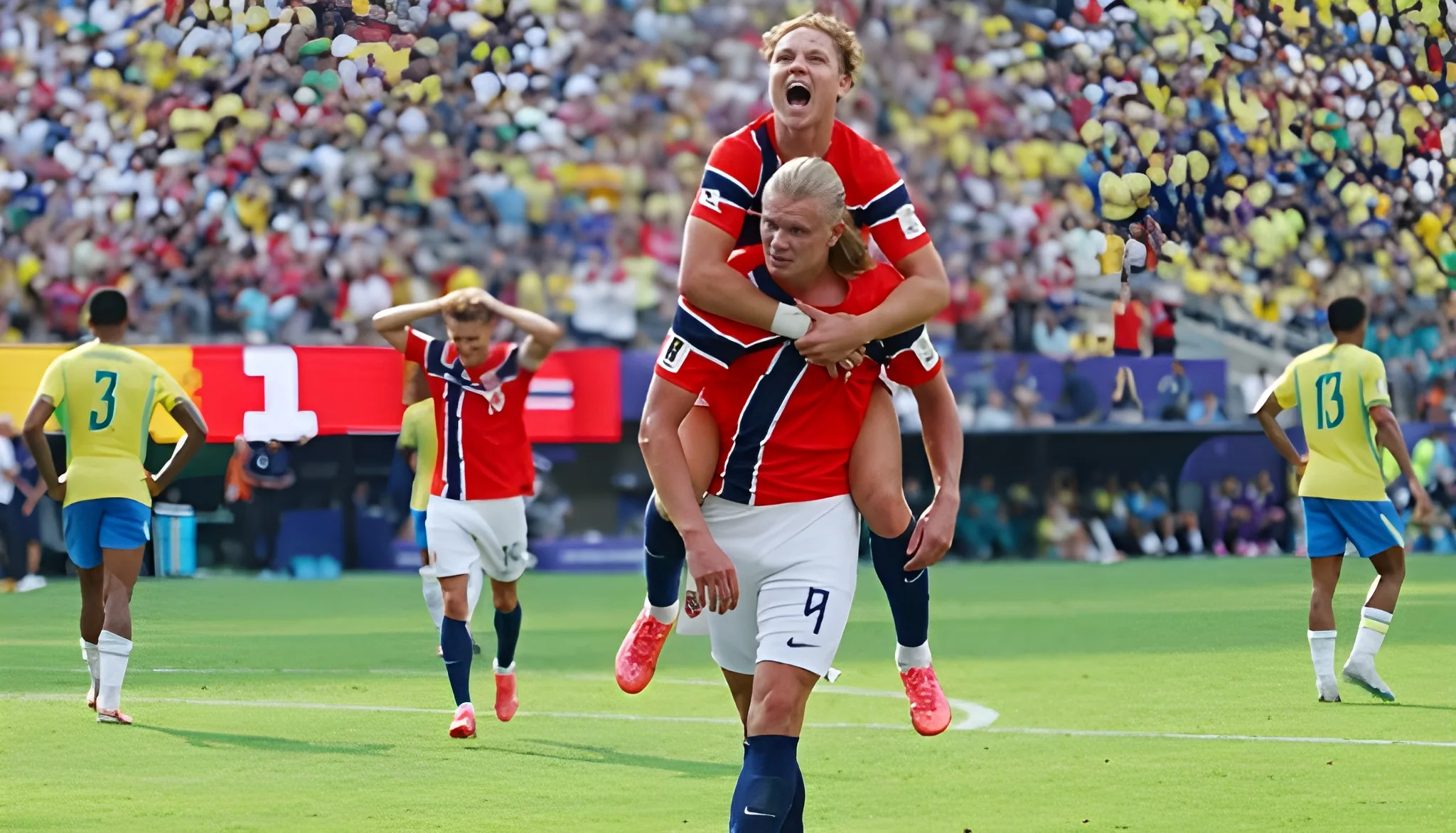 Norway knock out Brazil despite Neymar goal