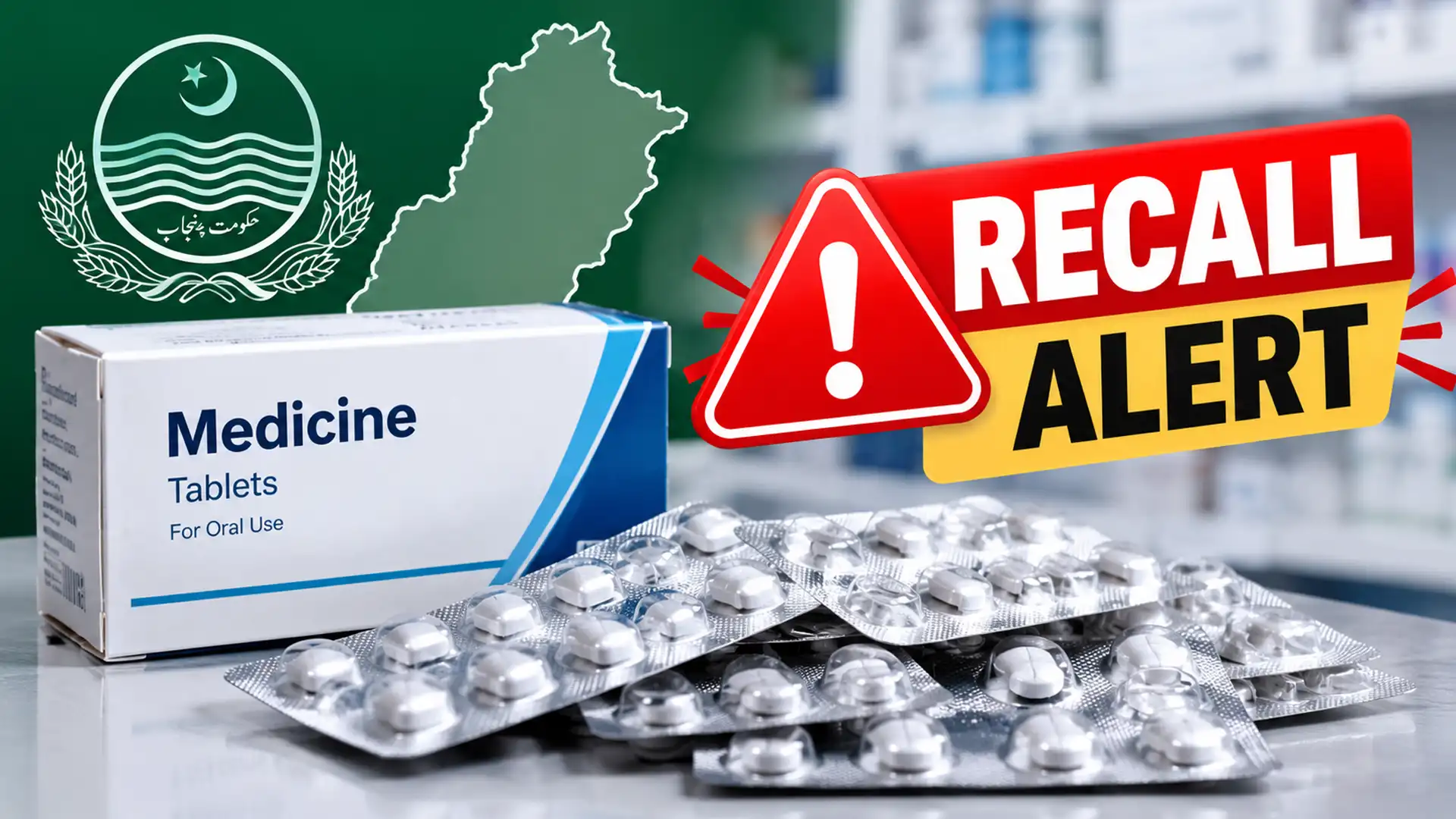 Punjab Issues Recall Alert for 10 Batches of Medicine