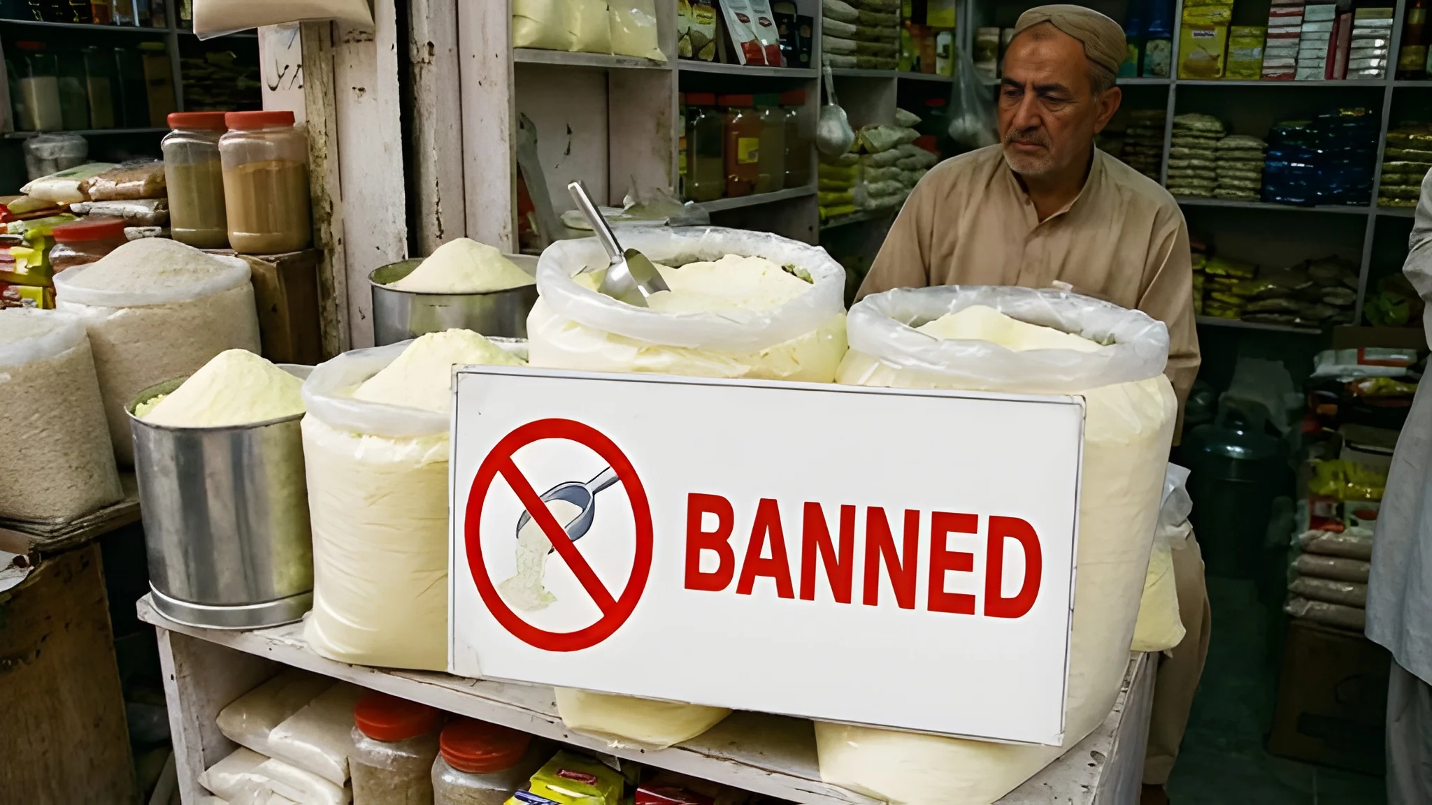 Sale of Loose Powdered Milk Banned in Quetta