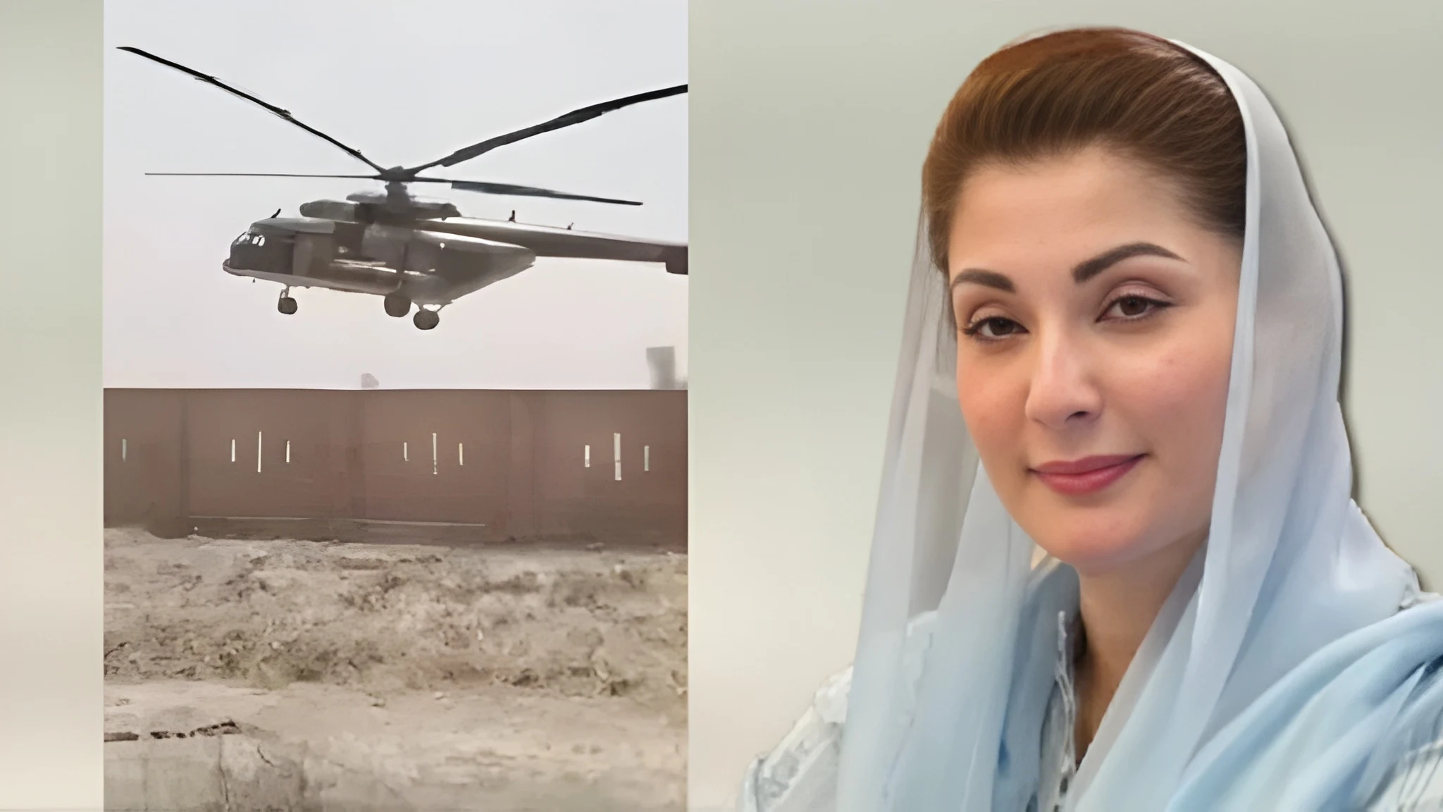 School wall collapses during CM landing