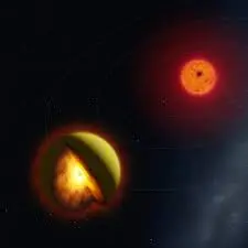 Scorching alien world with sulfur-laden atmosphere reveals a bizarre, hellish landscape.