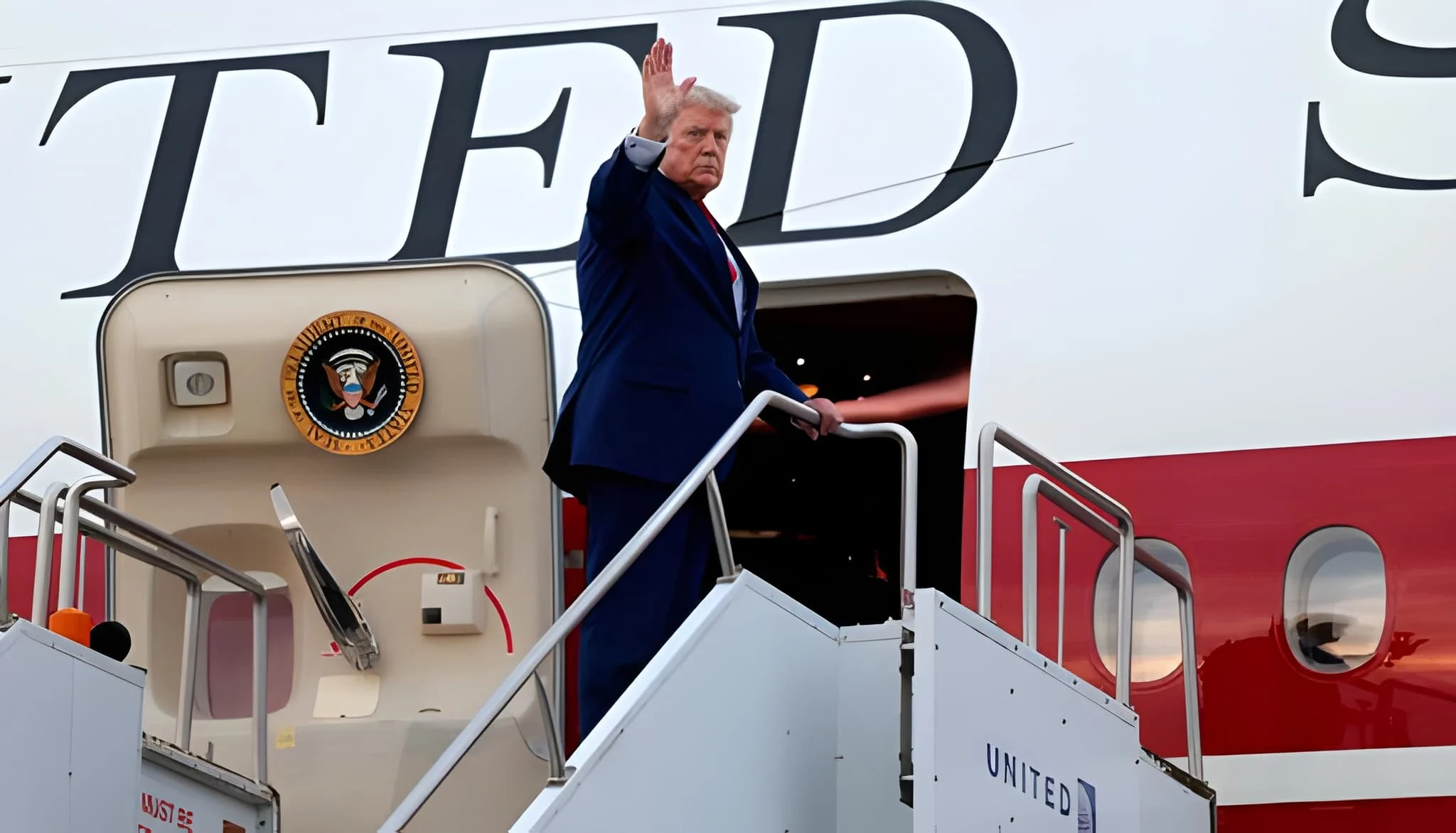 Trump says plane faced 'greater risk' after secret flight change