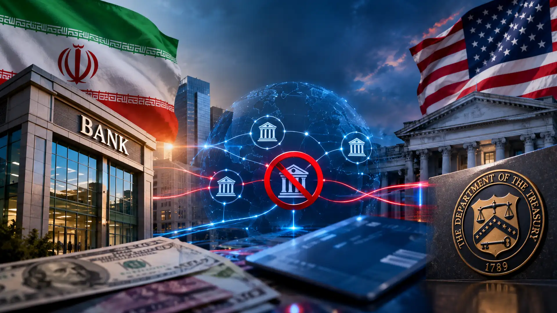 US Warns Foreign Banks of Sanctions Over Iran Deals