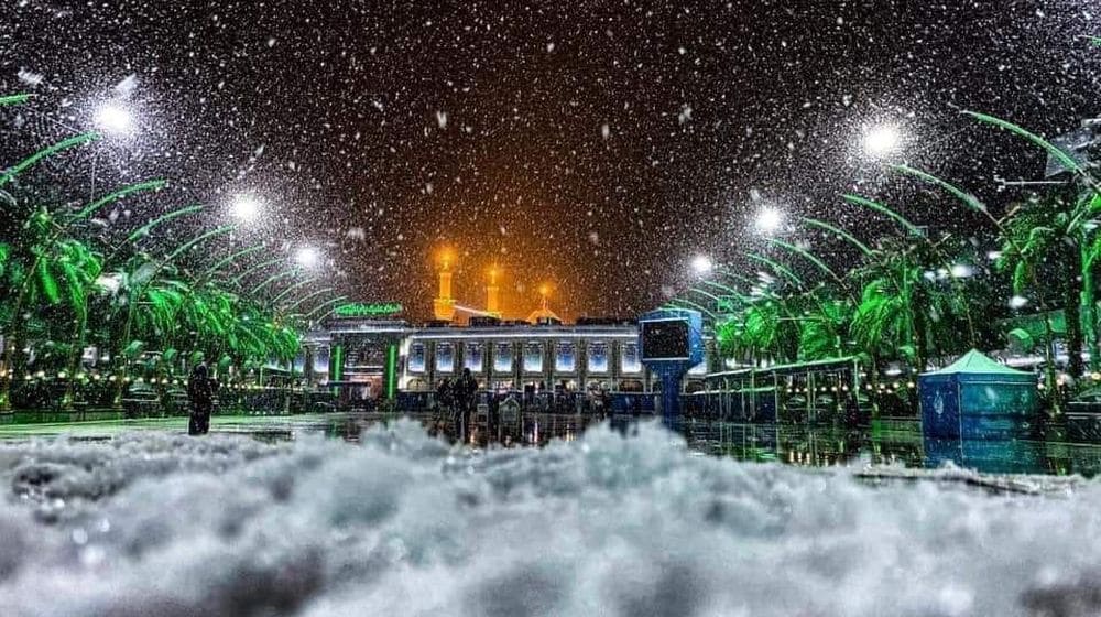 pictures-karbala-gets-its-second-snowfall-in-100-years
