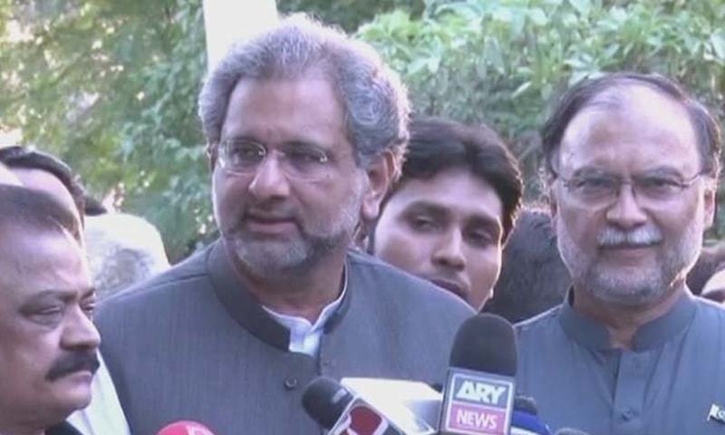 ihc-grants-bail-to-shahid-khaqan-abbasi-ahsan-iqbal-in-corruption-cases