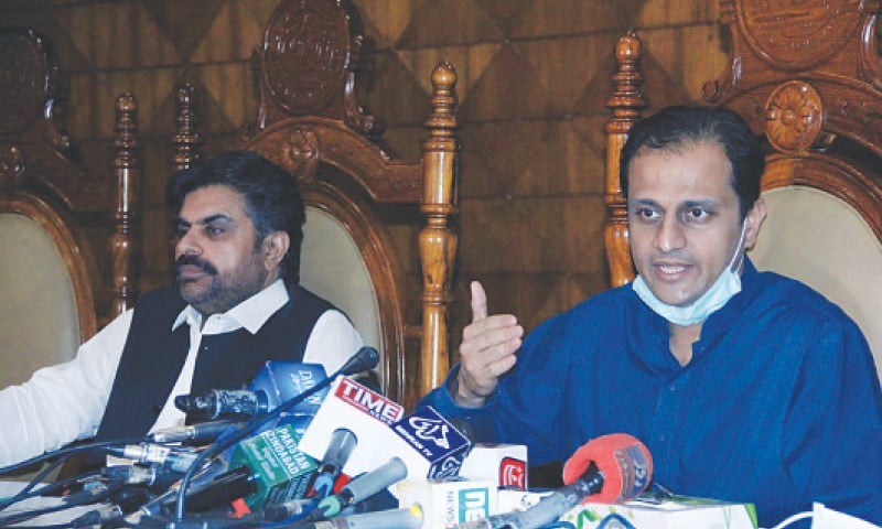 murtaza-wahab-and-nasir-hussain-dicuss-local-bodies-act-with-psp-leadership