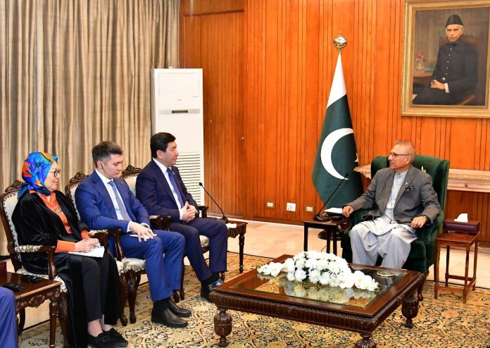 pakistan-kazakhstan-to-further-improve-economic-ties-says-president-alvi