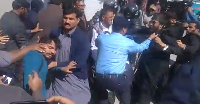 ppp-workers-police-clash-as-bilawal-bhutto-appears-before-nab-in-fake-accounts-case