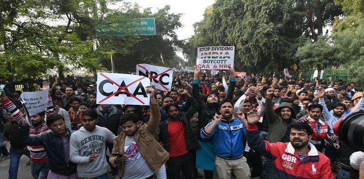 protests-in-new-delhi-against-indias-citizenship-law-ahead-of-trump-visit